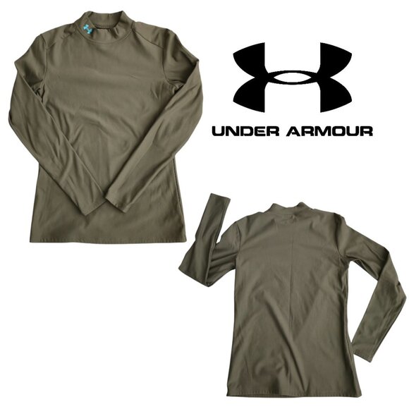 Under Armour Women's ColdGear Authentic Mock Neck Size Medium EUC - Picture 5 of 7